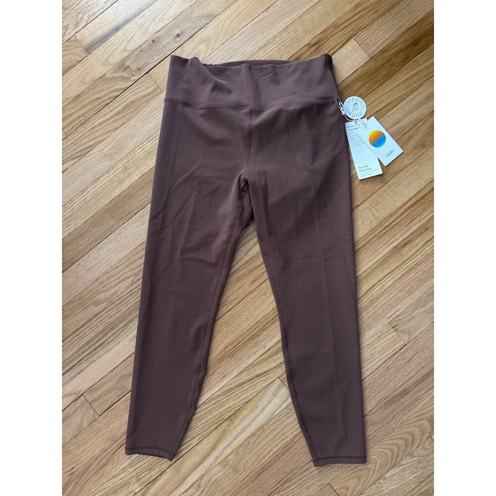 Vuori AllTheFeels Legging, new with tags, Pepper Brown Womens XL Recycled